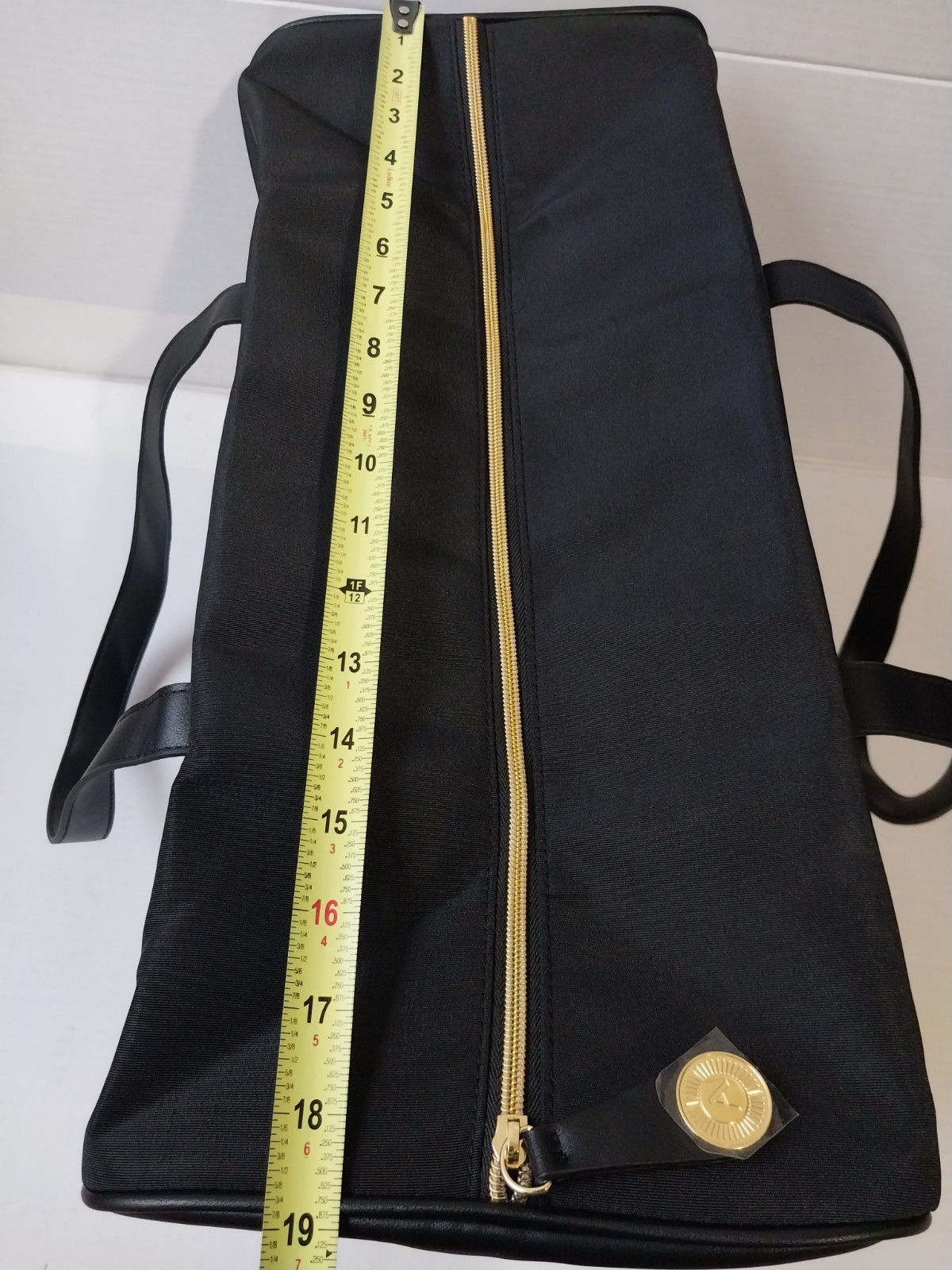 Azzaro Parfums Large Weekender Duffle Bag Black / Gold New