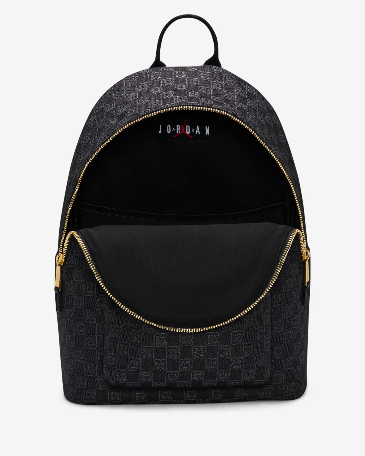 Nike Air Jordan Monogram Backpack Bag Black GOLD OVO Jumpman Jacquard LIMITED ED
