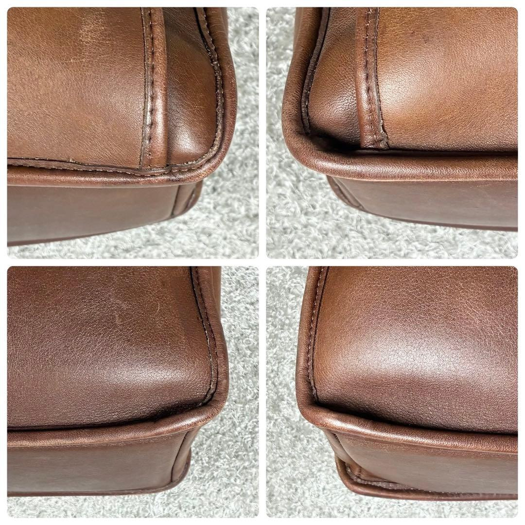Vintage Coach Beekman Briefcase Shoulder Bag 5266 USA Brown Leather