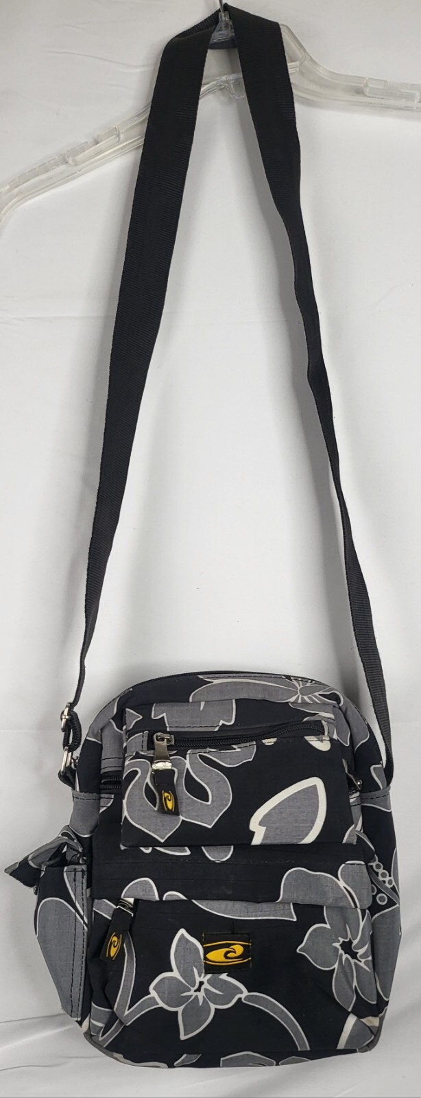 Hawaiian Performance Surfwear Cross Body Bag Tropical Floral Adjustable Strap
