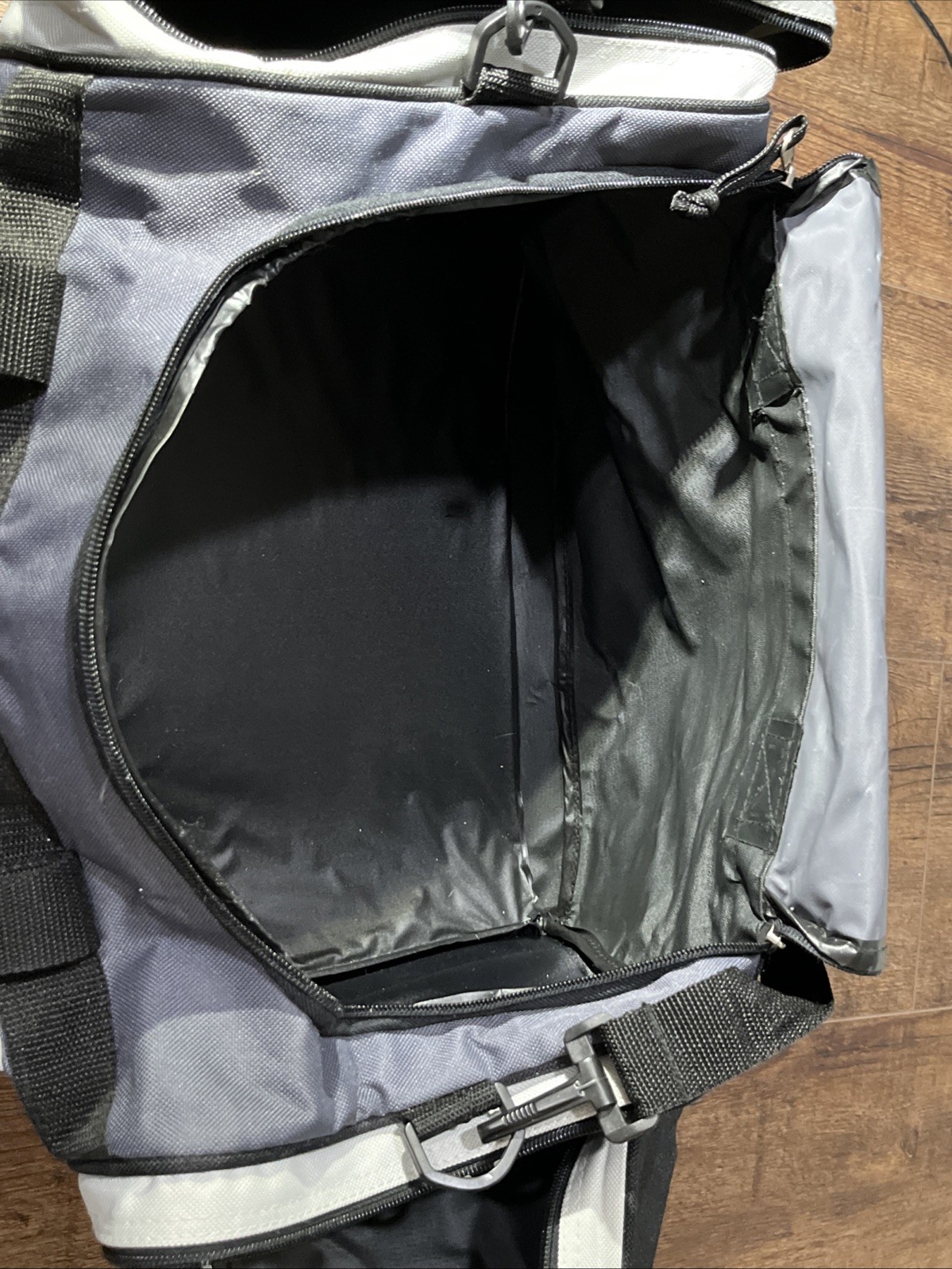 Trailmaker Equipment Black/gray Duffel Bag Overnight Camping Great Condition