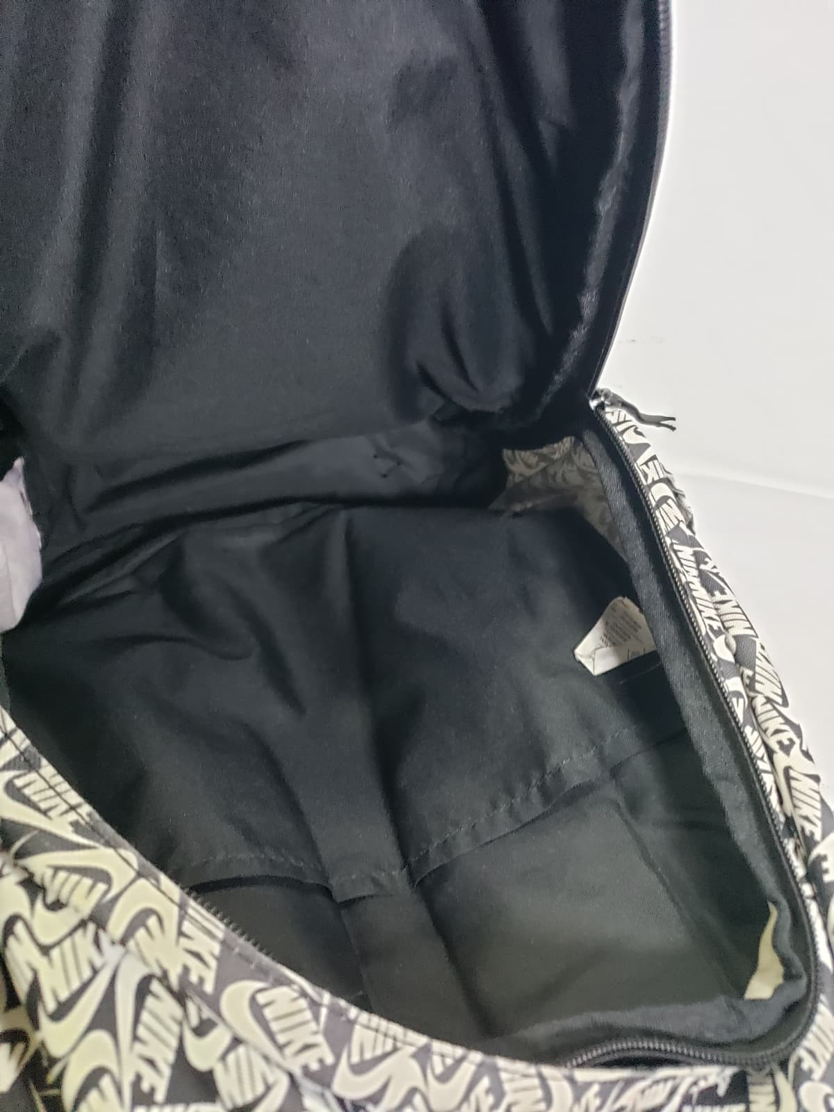 Read Nike Hayward Backpack Bookbag Black White All Over Print