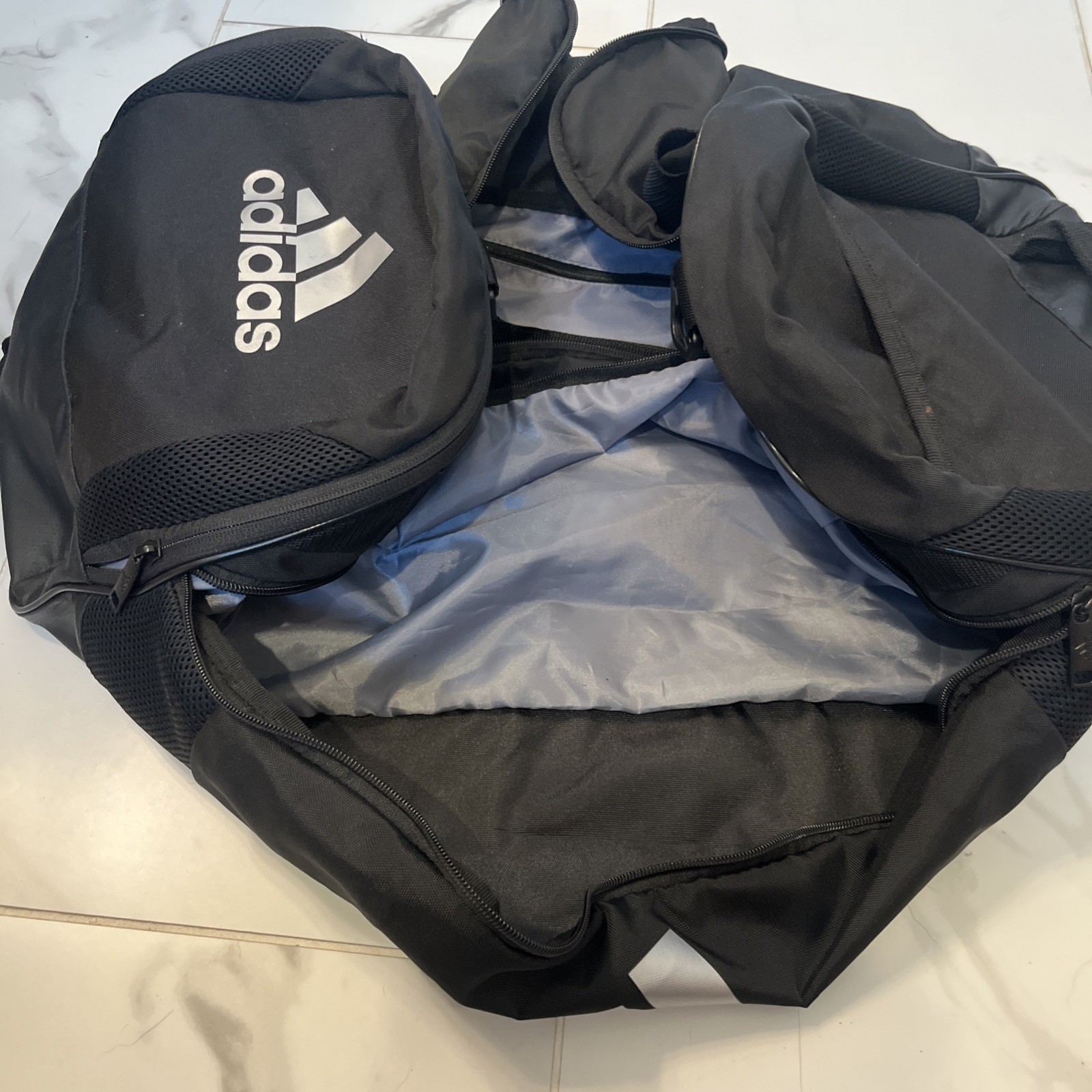 adidas Team Issue 2 Medium Duffel Bag Team Black One Size NEW FREE SHIPPING