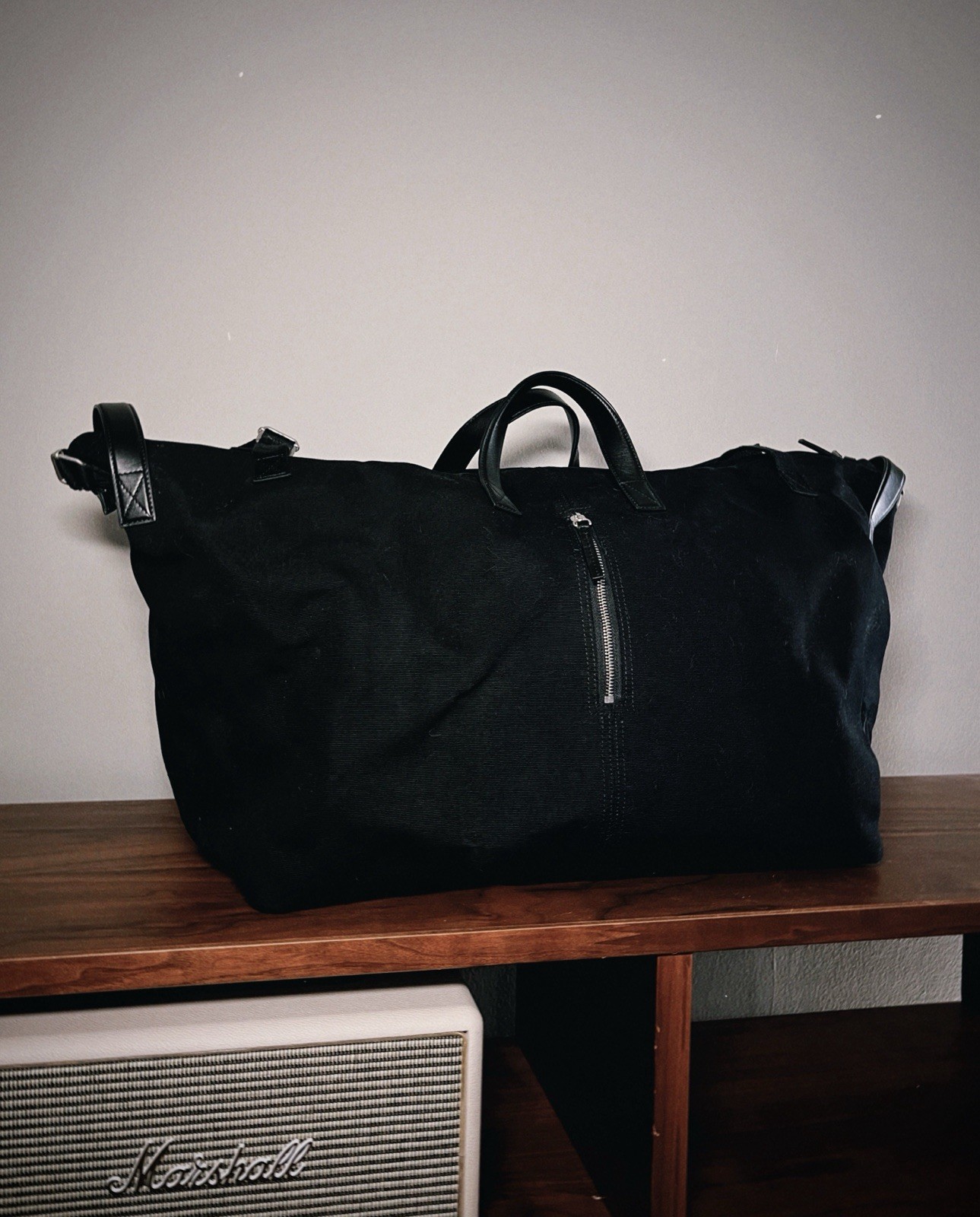JACQUEMUS ‘Le Sac À Linge’ Weekend Canvas Duffle Bag