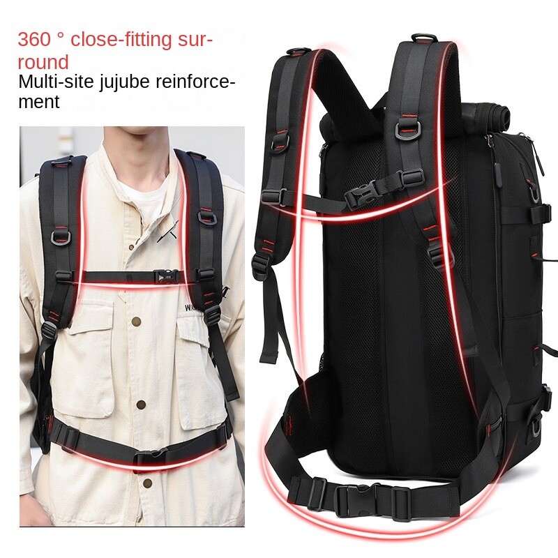 70L New Multi Functional Large Capacity Backpack Mountaineering Bag Travel Bag