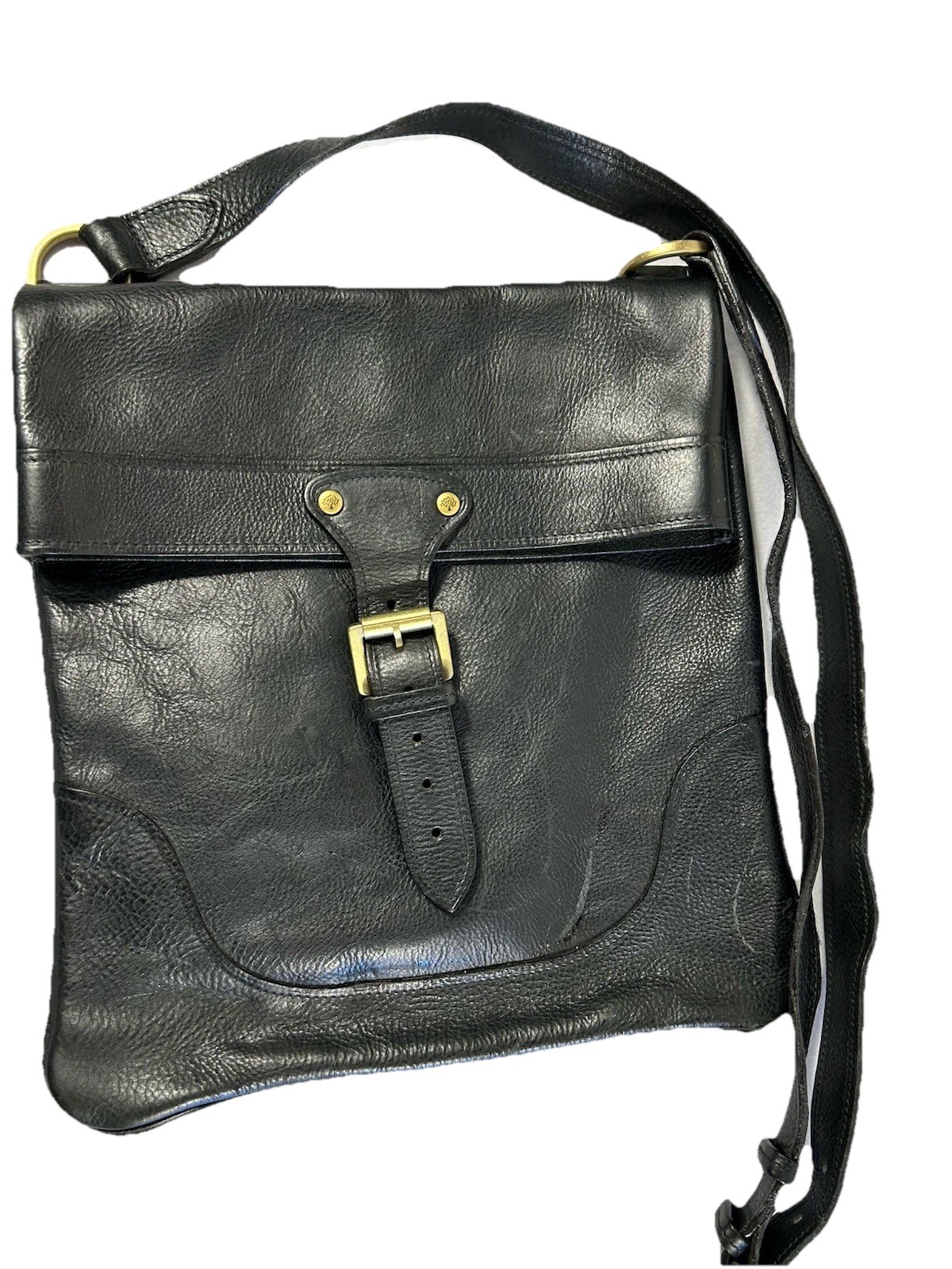 Mulberry Brynmore messenger bag in black natural leather