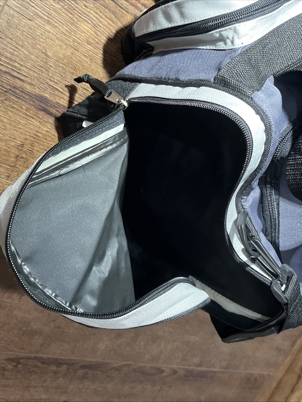 Trailmaker Equipment Black/gray Duffel Bag Overnight Camping Great Condition