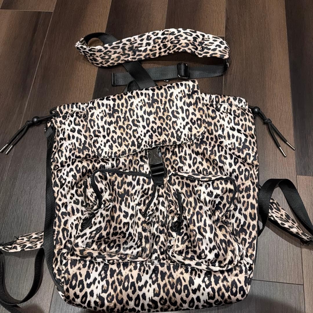 ZARA Leopard Print 2-Way Tote Bag