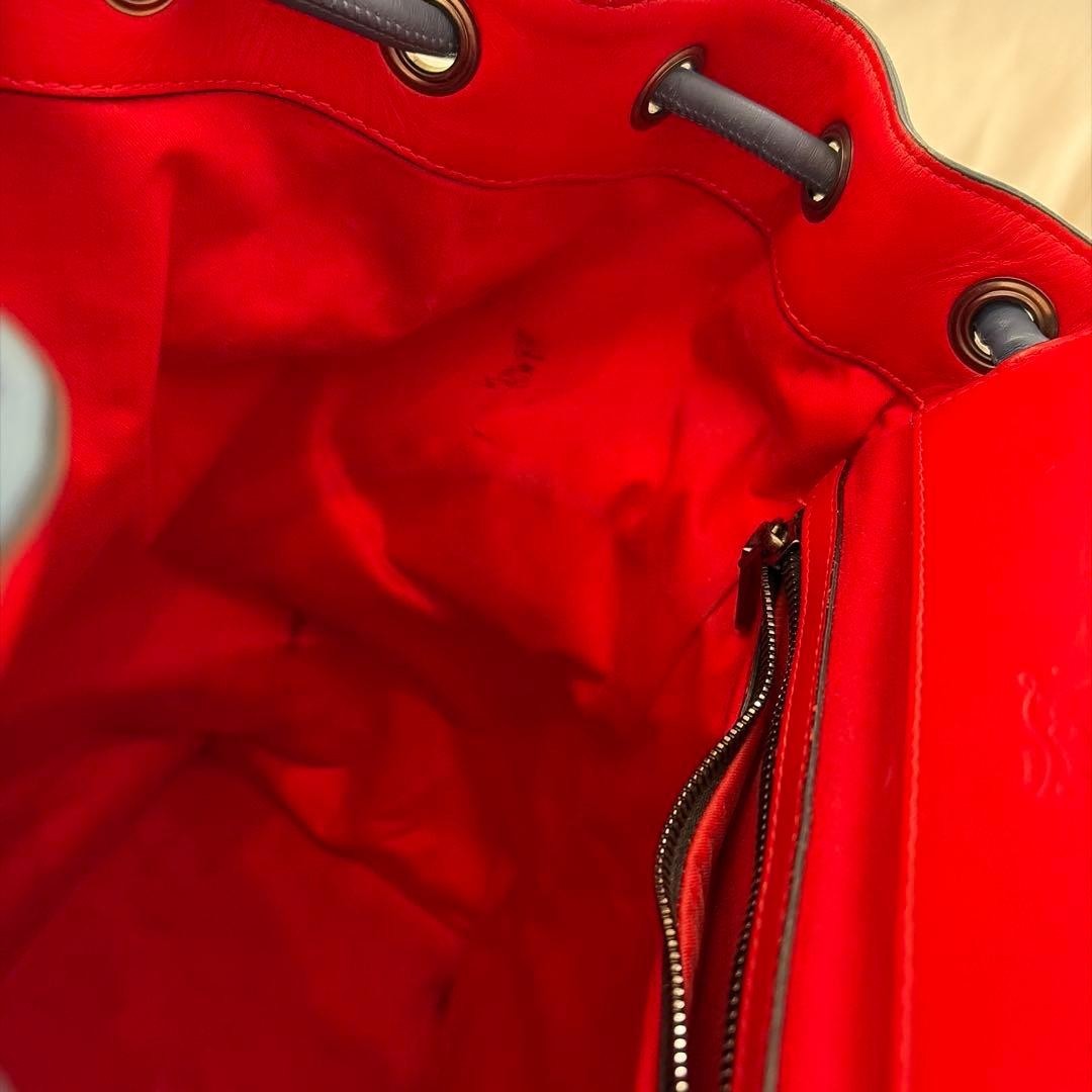 Christian Louboutin Explorafunk Authentic Backpack Shoulder Bag Blue Studs Men’s