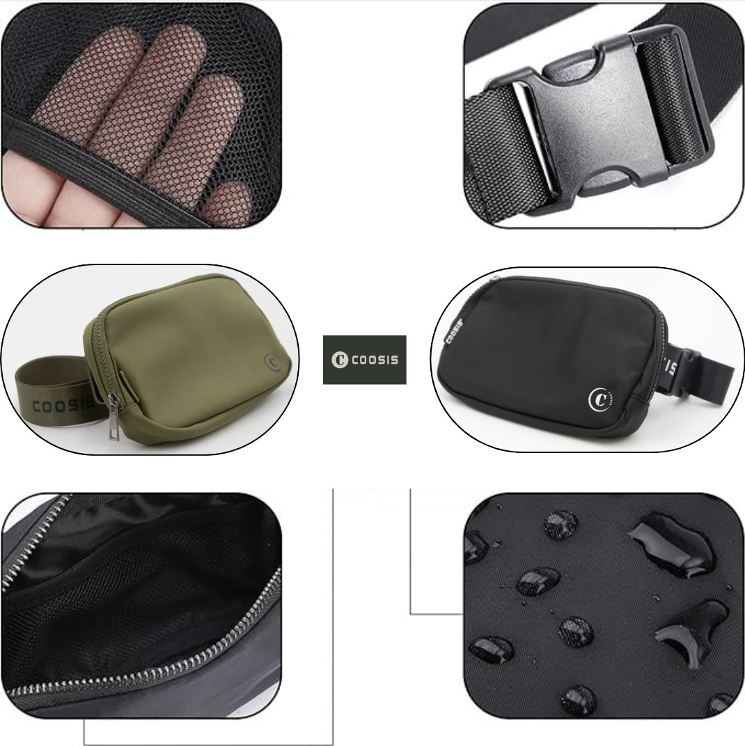 COOSIS CP Belt bag for men and women, Perfect for everywhere, sports & more,New