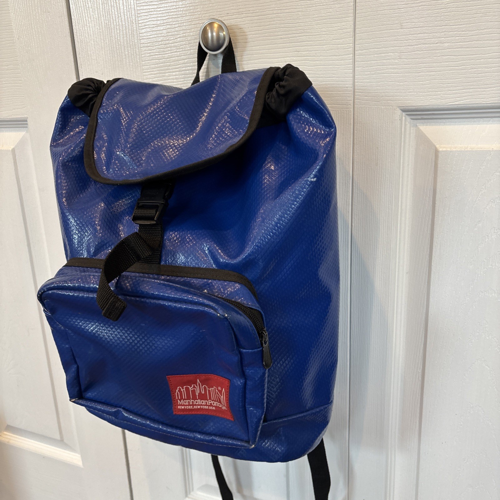 Manhattan Portage Blue Backpack – Blue Drawstring Top