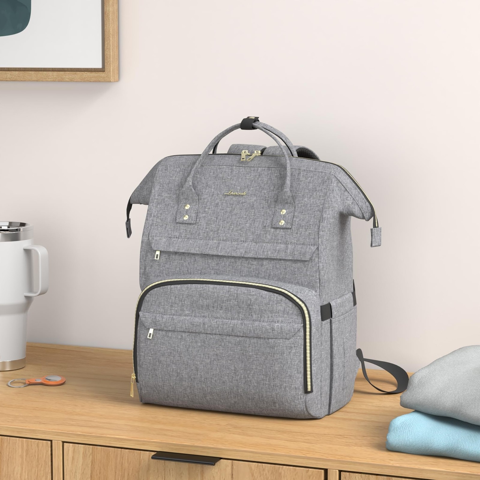 Nurse Backpack Laptop Backpack for with Stethoscope Case & USB Charging Port …