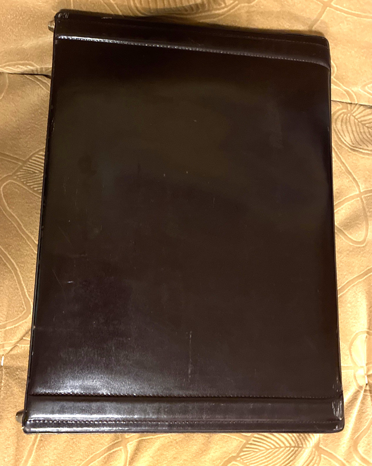 Vintage Lucas leather Hard Sided Briefcase Combo Locks Burgundy