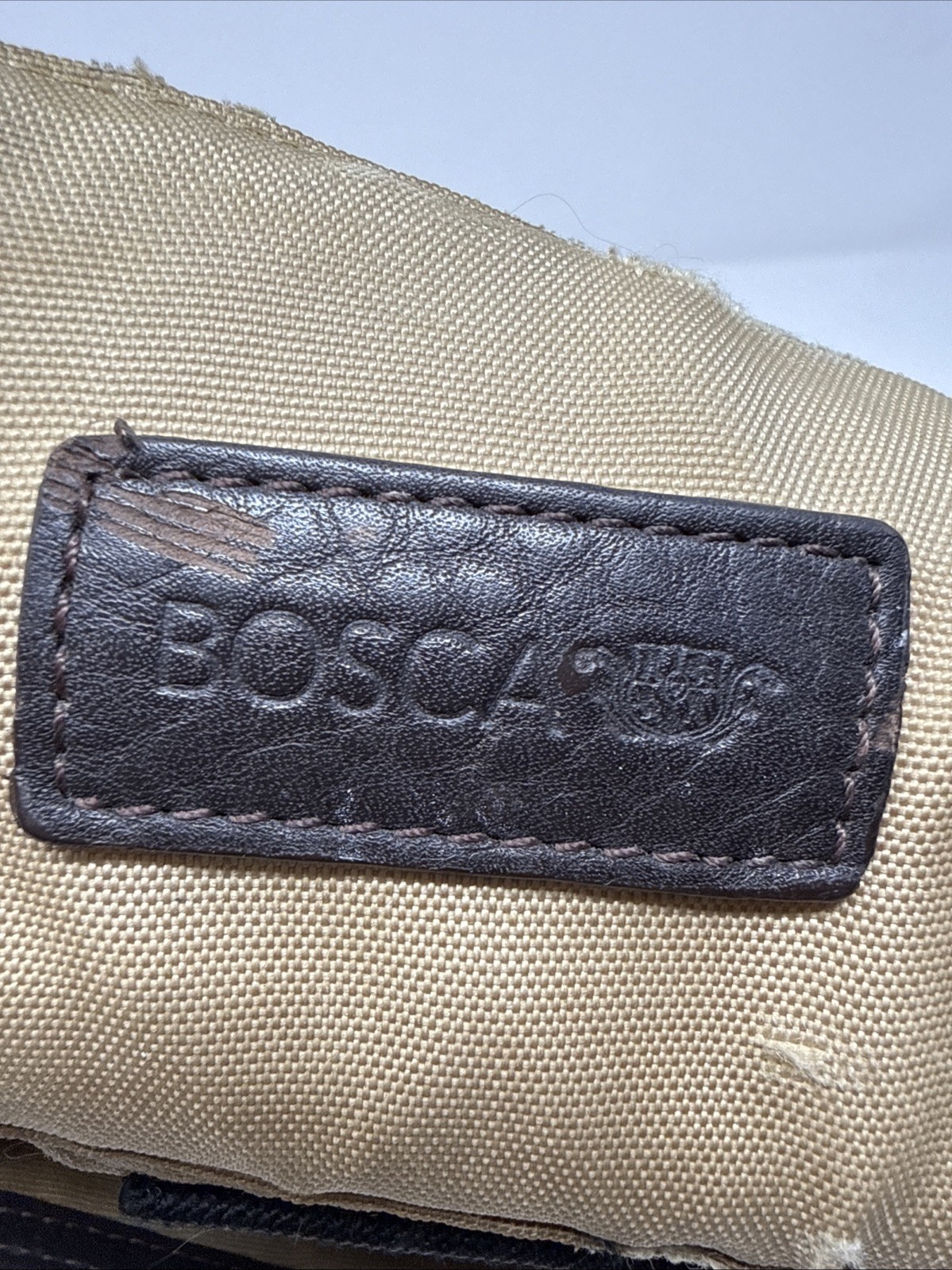 Bosca Utili-Kit Leather Toiletry Bag Vintage *see Photos