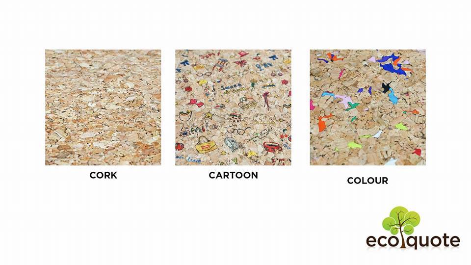 Cork Fat Base Medium Pouch Bag Handmade Cork Eco-Friendly Sustainable Material