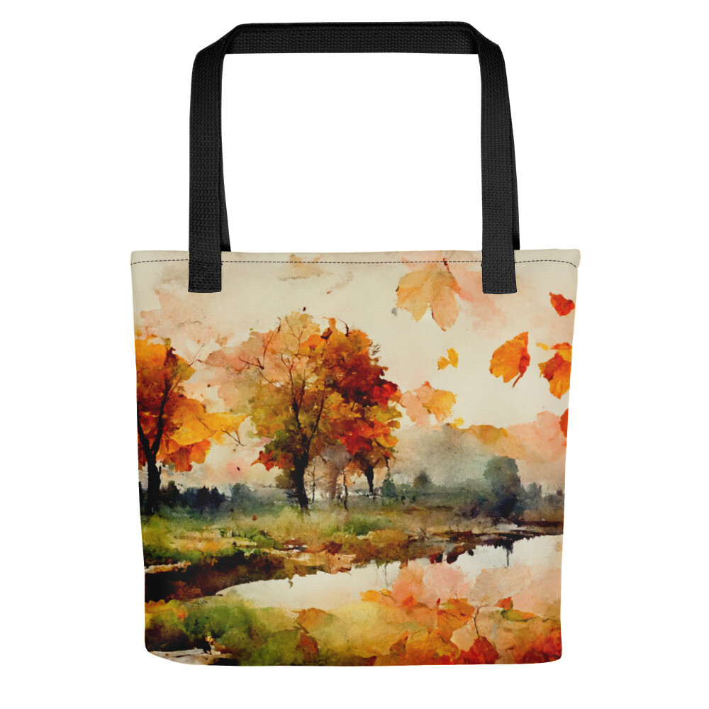 Autumn Colors- Fall Leaves- Original Design- Tote bag