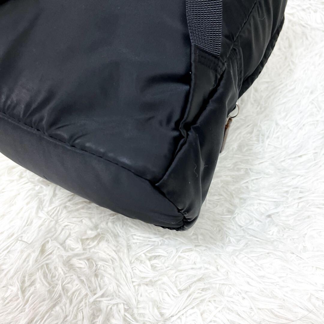 PORTER Tanker Backpack Black Nylon Japan Made Zip Repair 38cm Mens Bag Retrofit