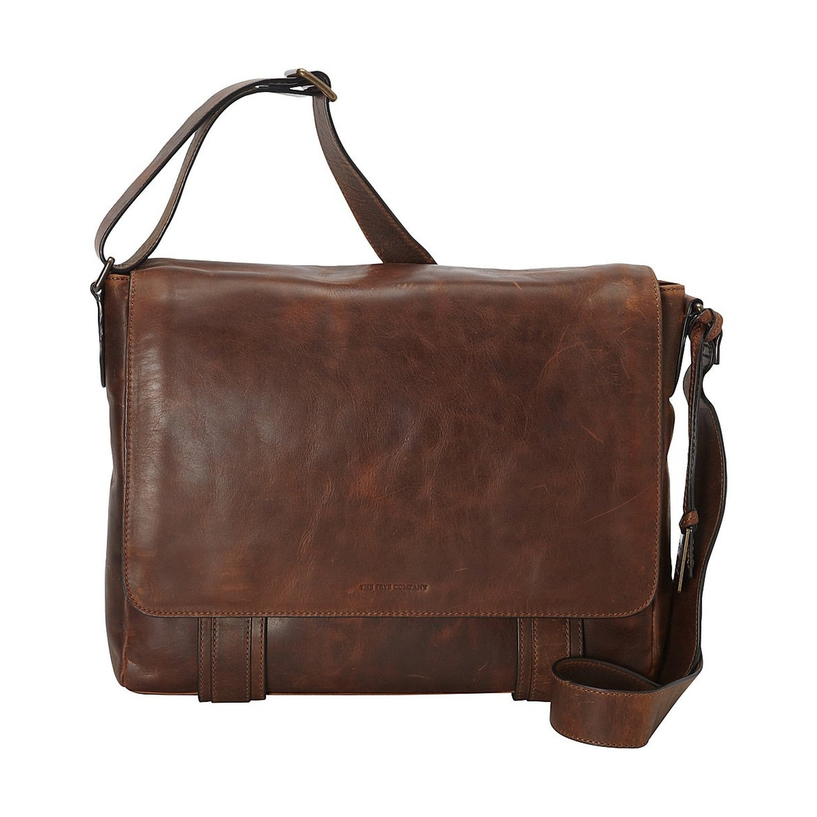 FRYE Men’s Logan Messenger Bag, Cognac, One Size