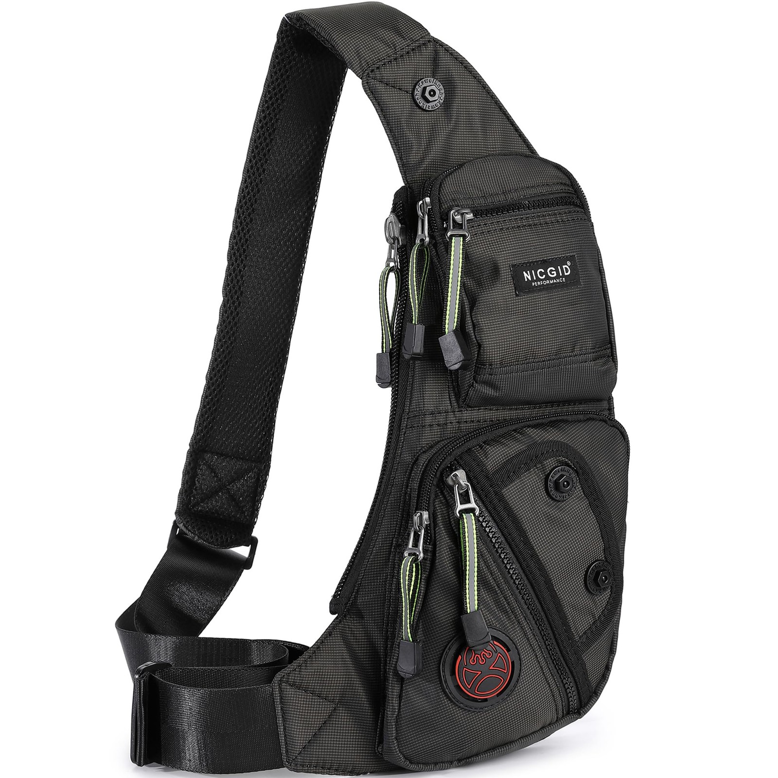 NICGID Sling Bag Chest Shoulder Backpack Crossbody Bags Casual Daypack for Me…
