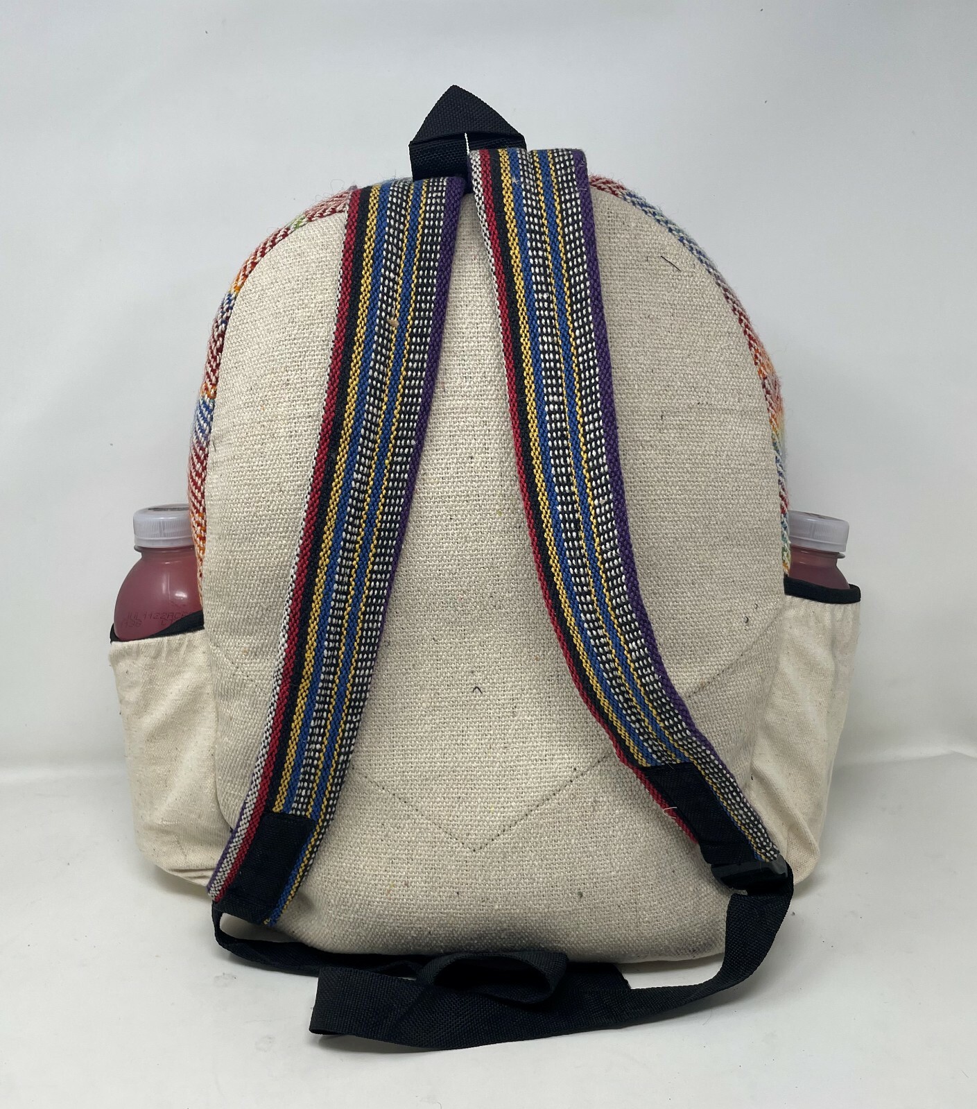Colorful All Natural 100% Pure Hemp Back Pack Handmade Nepal