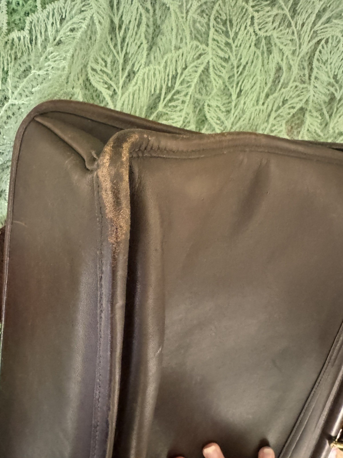 COACH Metropolitan Briefcase vintage brown leather