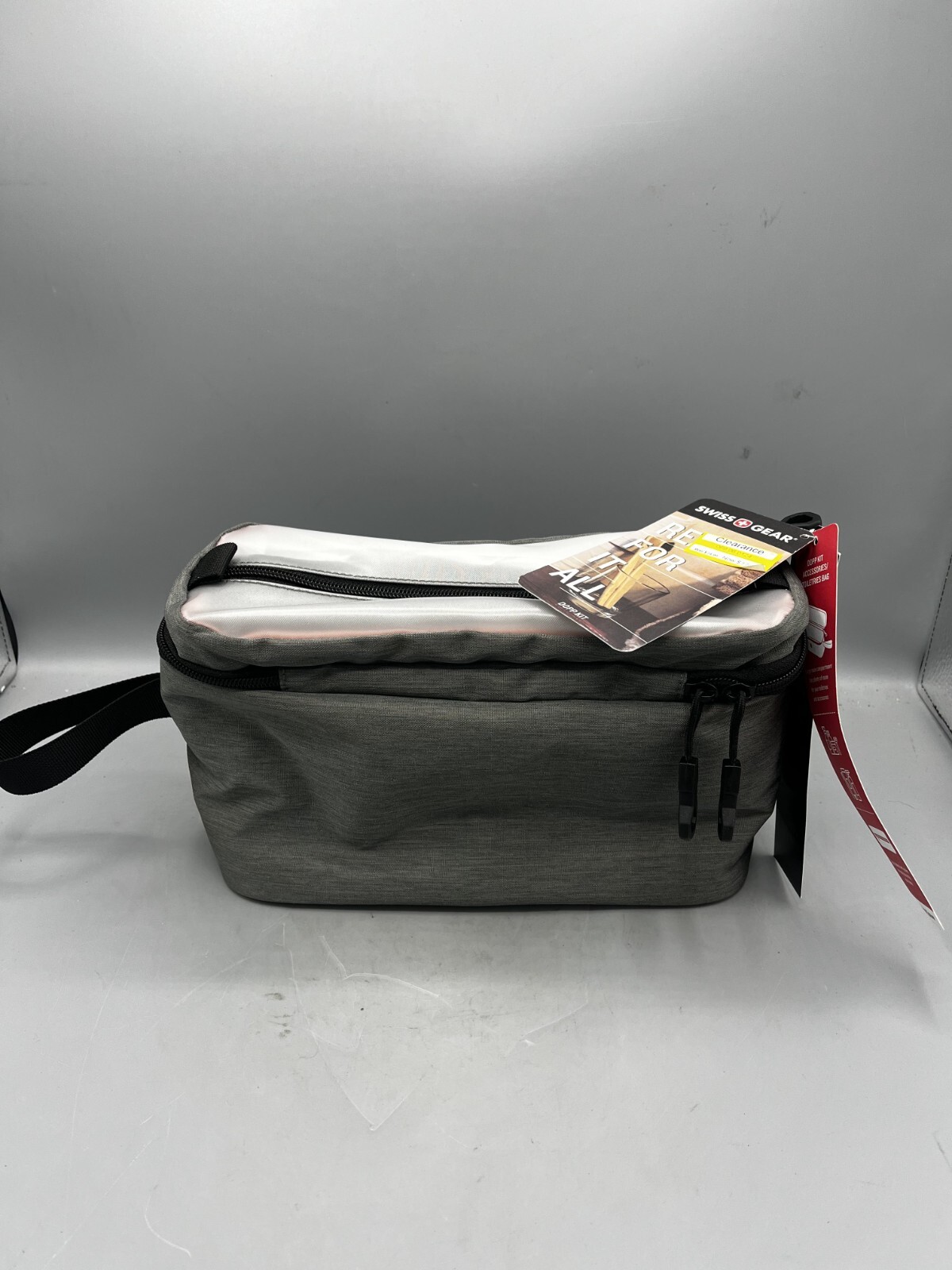 Swiss Gear Dopp Kit Accessories/Toiletries Bag Gray NEW