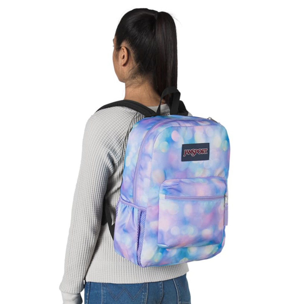 JanSport Cross Town 100% Authentic School Backpack With Front Pocket 13×8.5×17