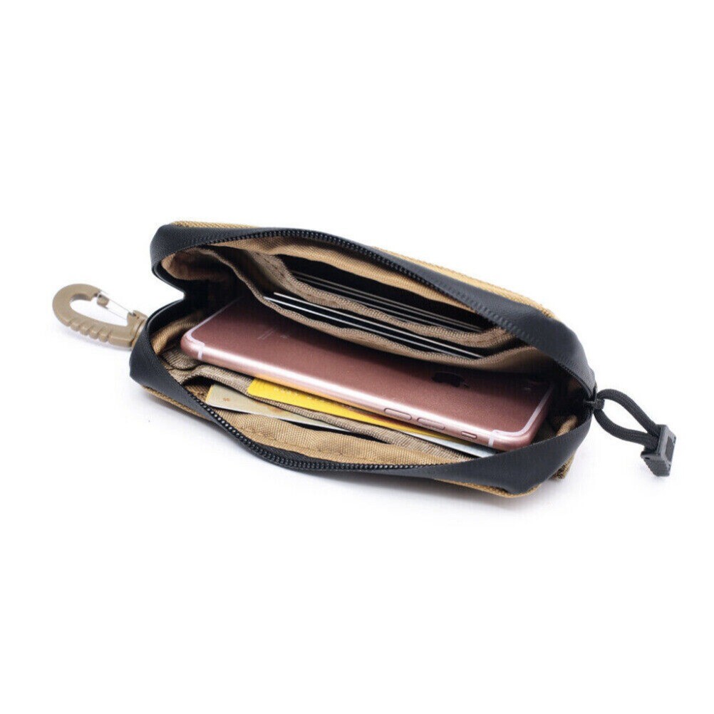 Tactical Wallet Card Holder Molle Pouch Men’s Outdoor Hunting Military Waist Bag