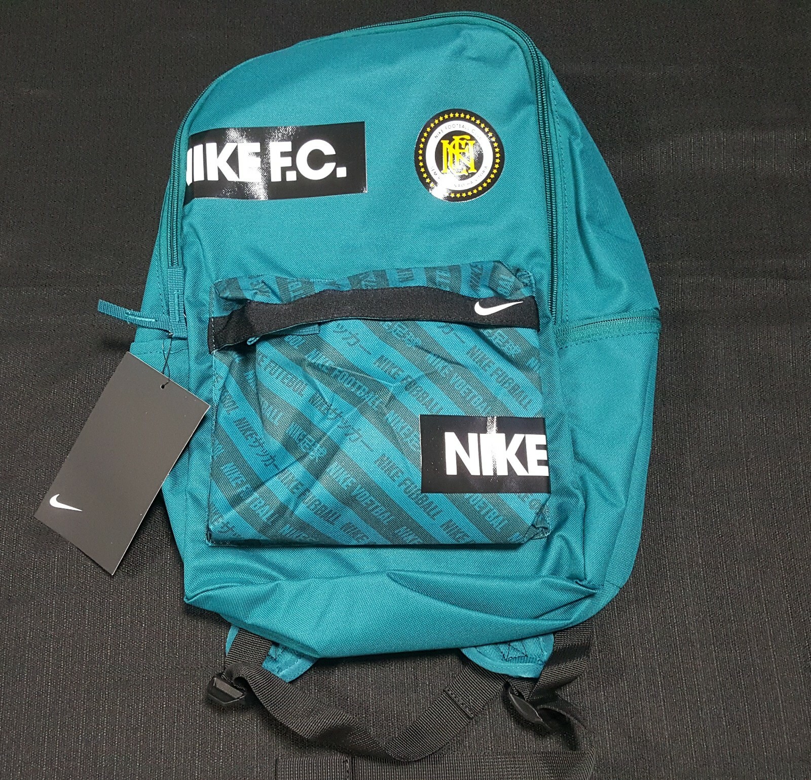 Niike FC Football Backpack BA6159-381 backpack Turquoise, Unisex, polyester-