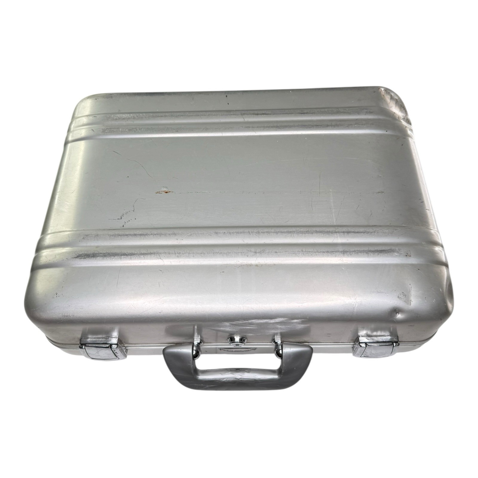 Vintage Zero Halliburton Centurion Elite Aluminum Attache Briefcase 18x13x6