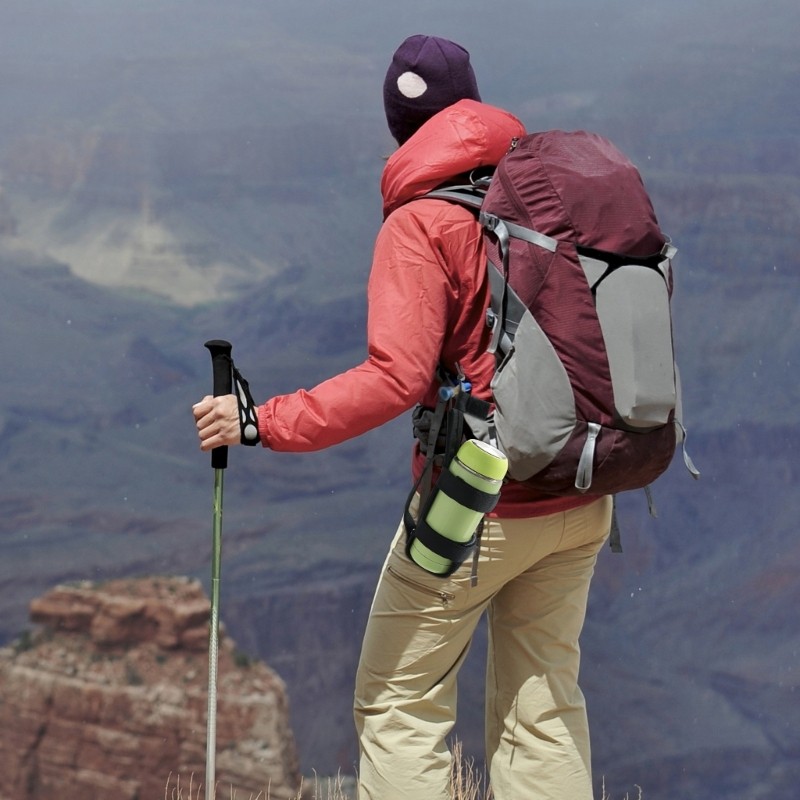 Adjustable Webbing Water Bottle Bag Water Bottle Pouch Belt Bottle Carriers Bag