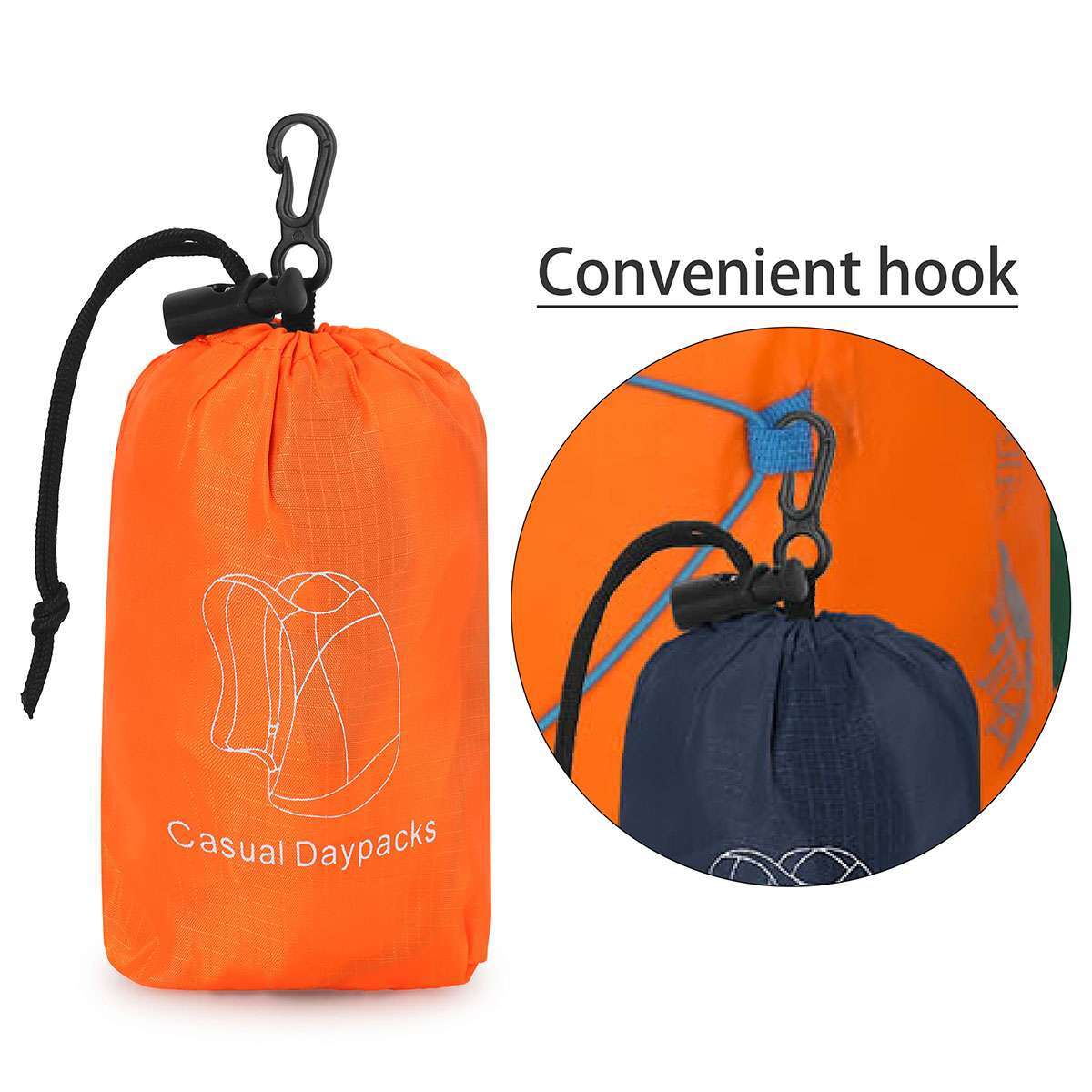 Lightweight Packable Backpack Travel Camping Outdoor Hiking Daypack Foldable NEW