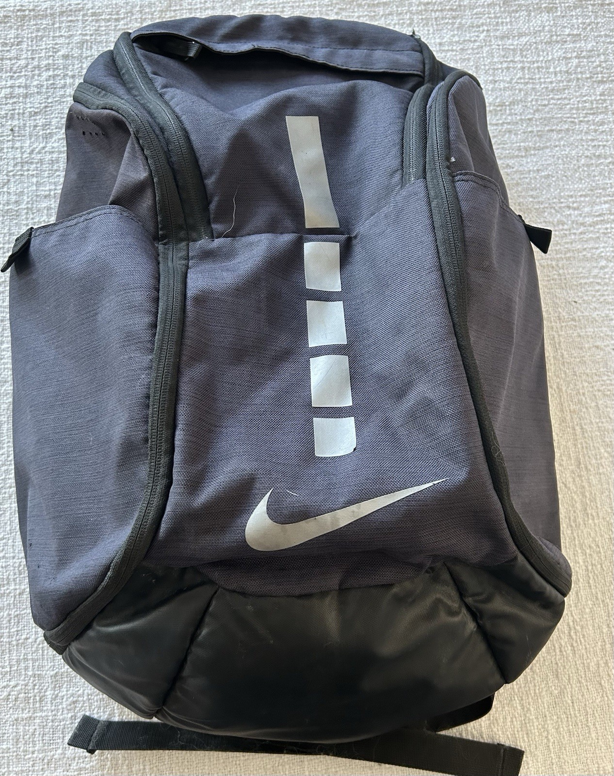 Nike Hoop Elite Pro Basketball Backpack Black Gray Padded