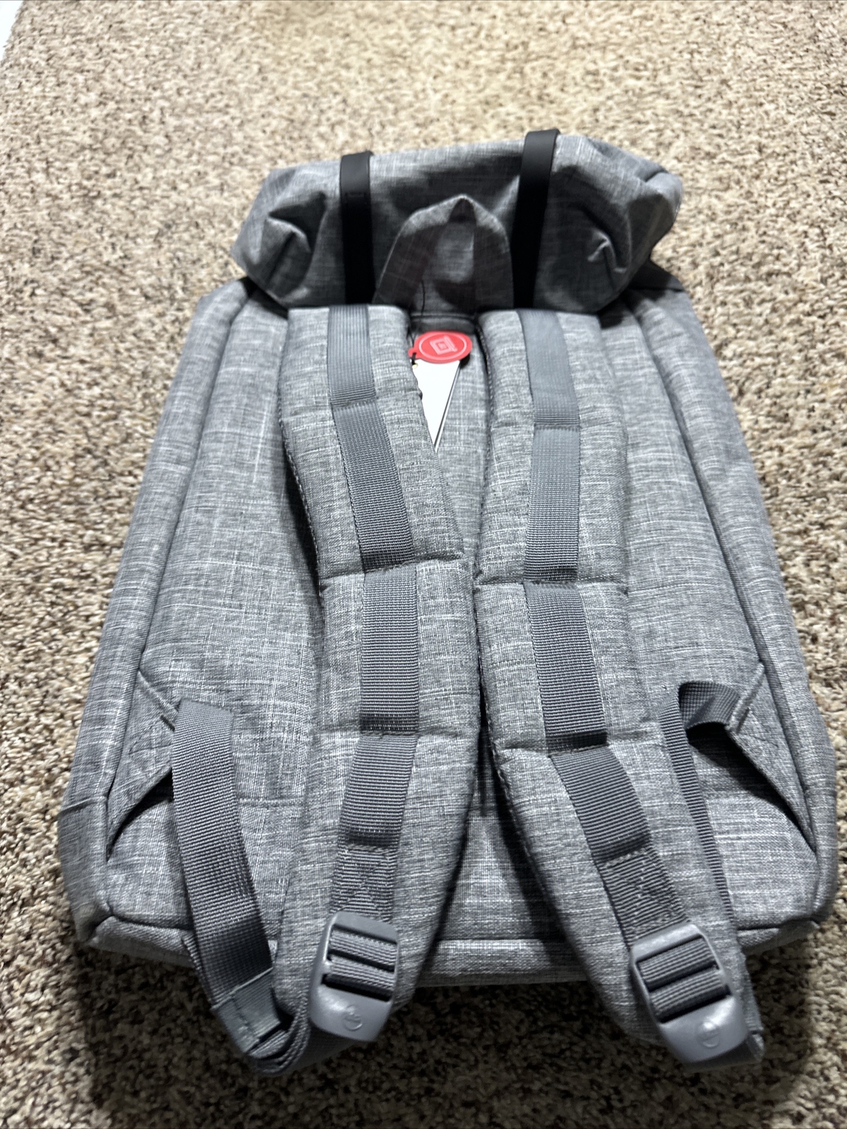 NEW Herschel Supply Co. – Retreat Backpack – Raven Crosshatch / Black Rubber