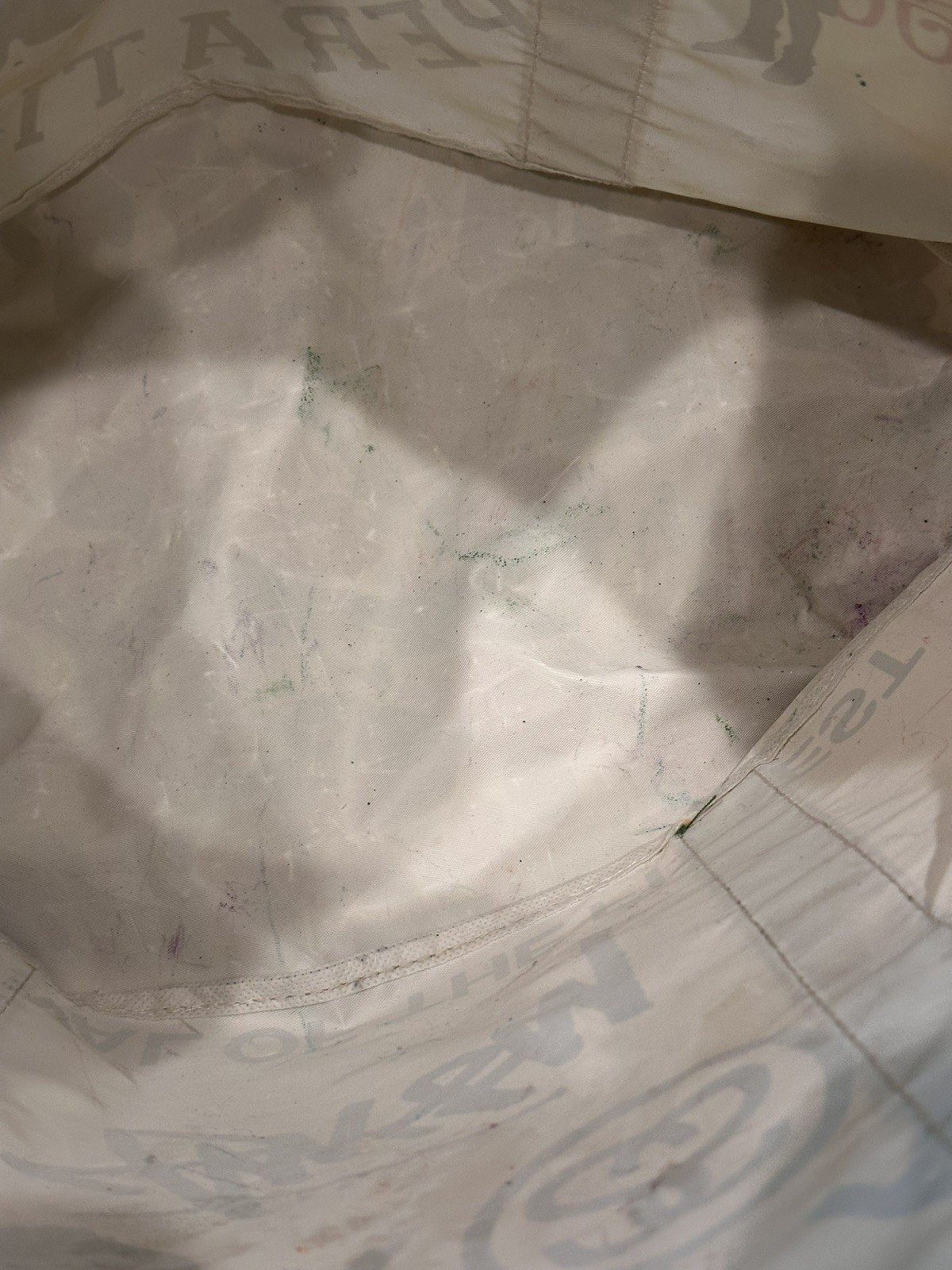 A Bathing Ape Bape x Stussy Collaboration Tote Bag *HAS MARKS SEE PHOTOS*