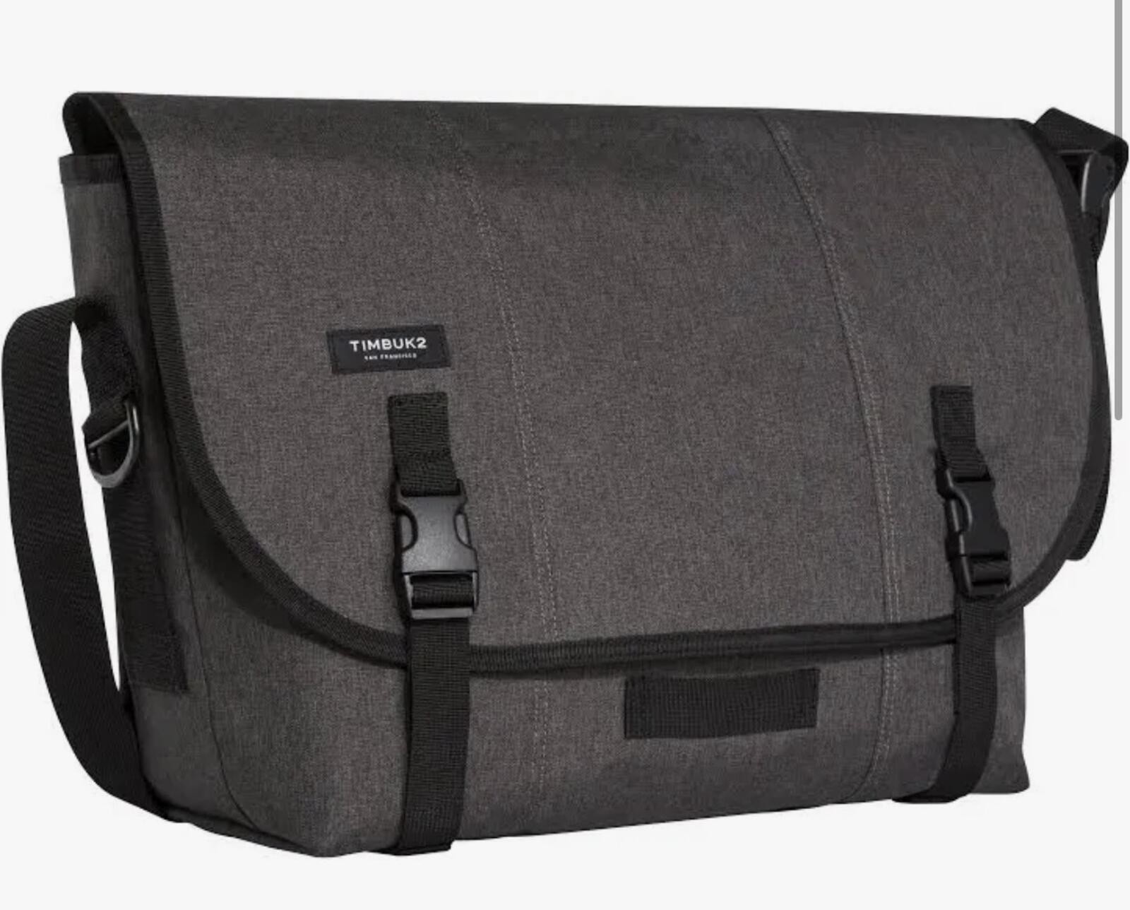 Timbuk2 DellX Gray Classic Prompt Messenger Bag with Adjustable Strap