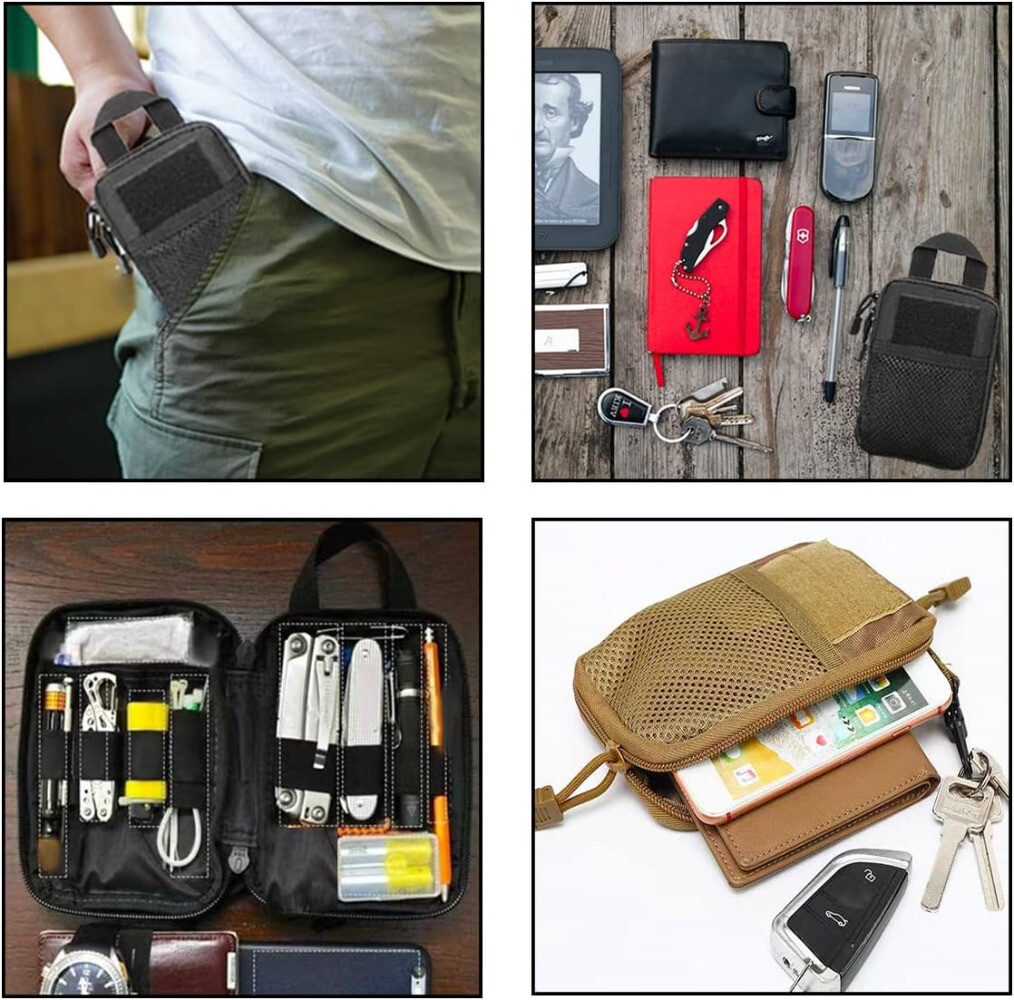 Tactical Molle Pouch Compact Utility Gadget Tools Organizer Waist EDC Pouch Bag