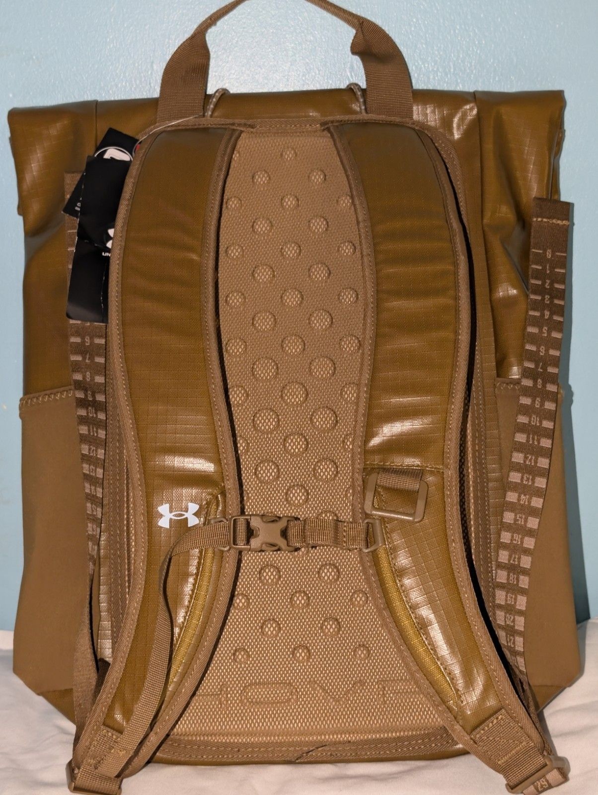 Under Armour Summit Small Backpack Coyote Camel Brown Waterproof $140 NEW