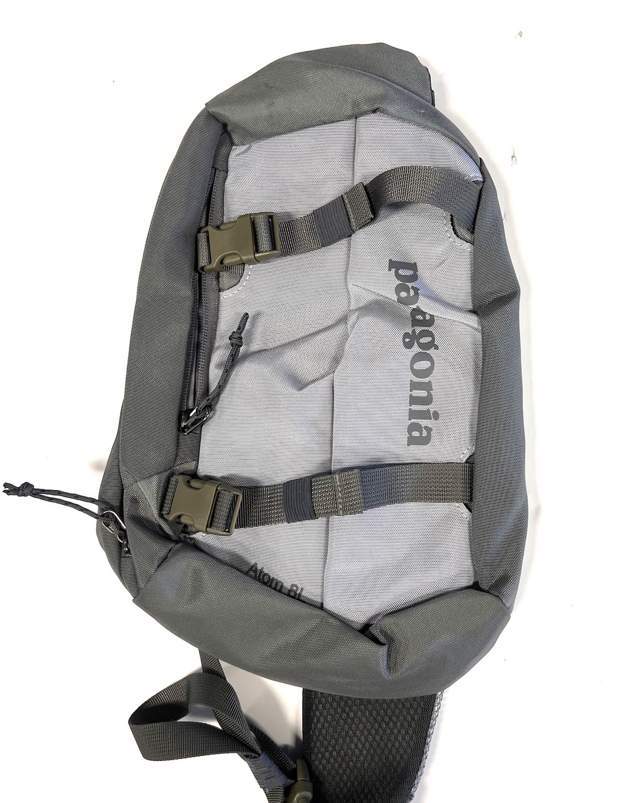 Patagonia Atom 8L Messenger Bag Gray/Light Grey Adjustable Strap Lightweight
