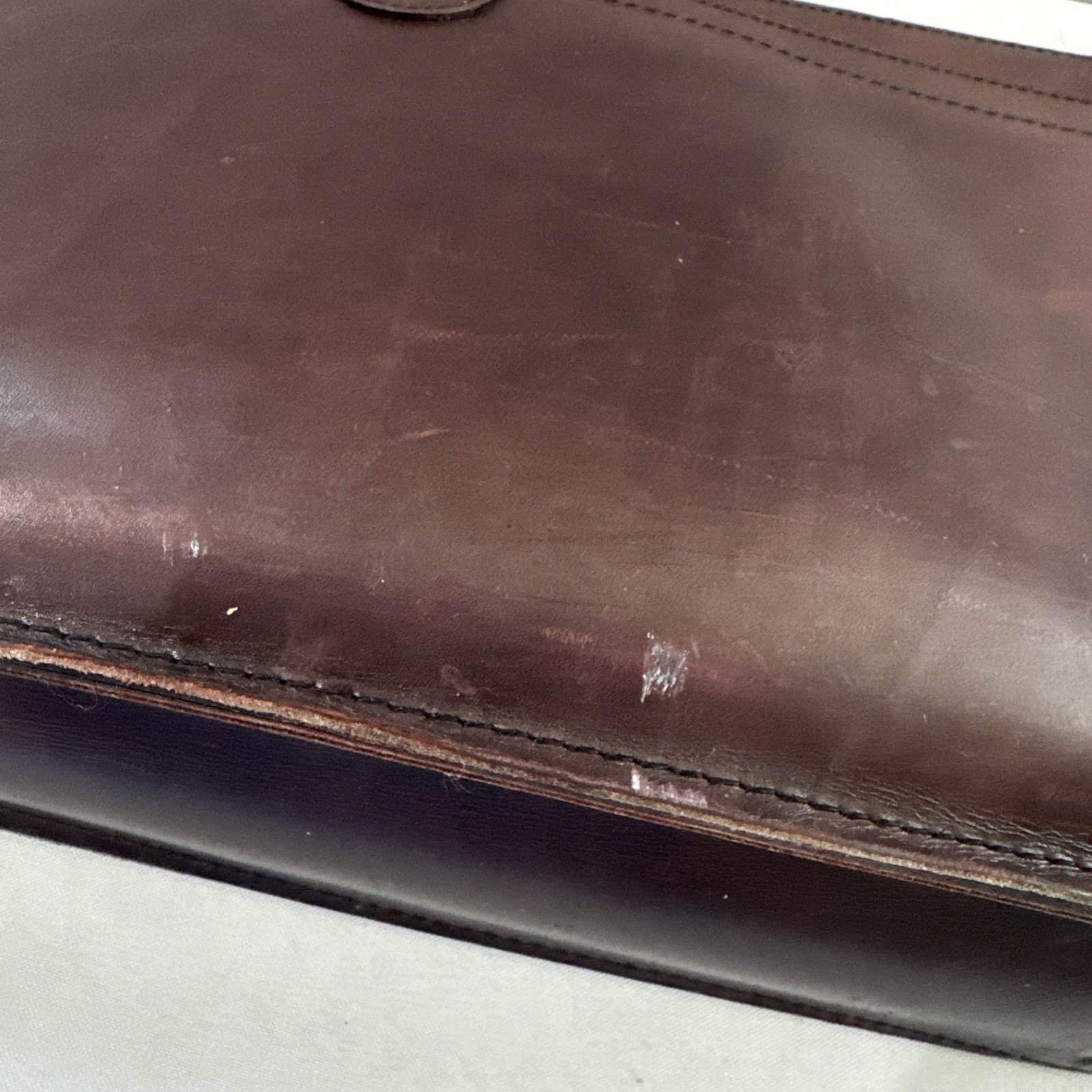 Hartmann Leather Folio, Briefcase, Handles. 16.5″ X 11″