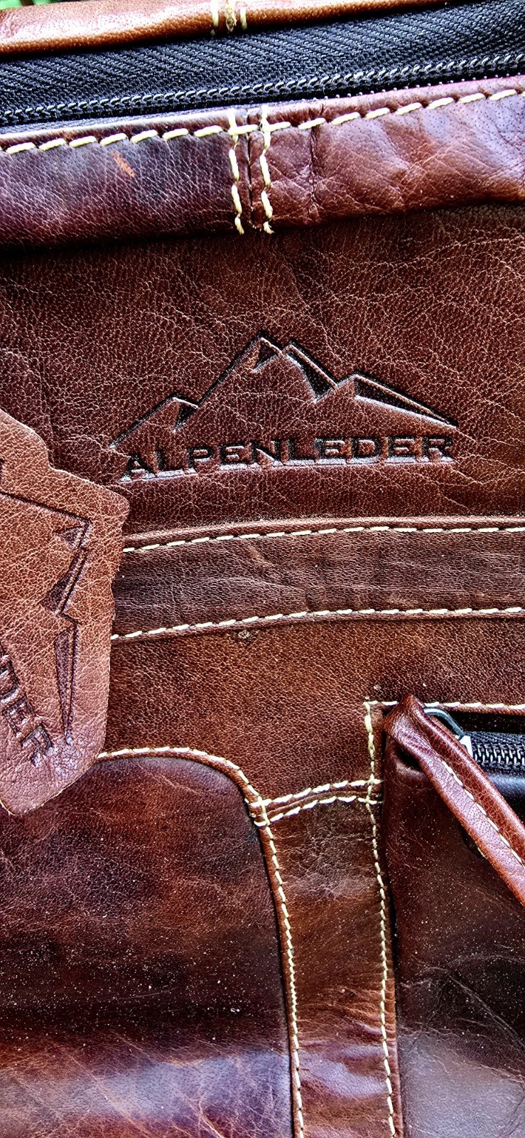 Alpenleder Genuine LEATHER Bag Germany Messenger-Laptop-Business