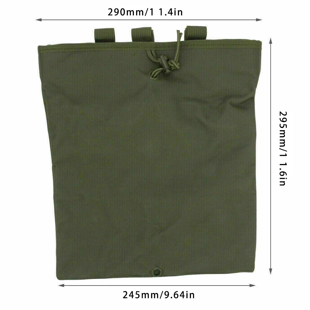 Tactical Molle Dump Pouch Foldable Drawstring Storage Bag Pouch Utility Pouch