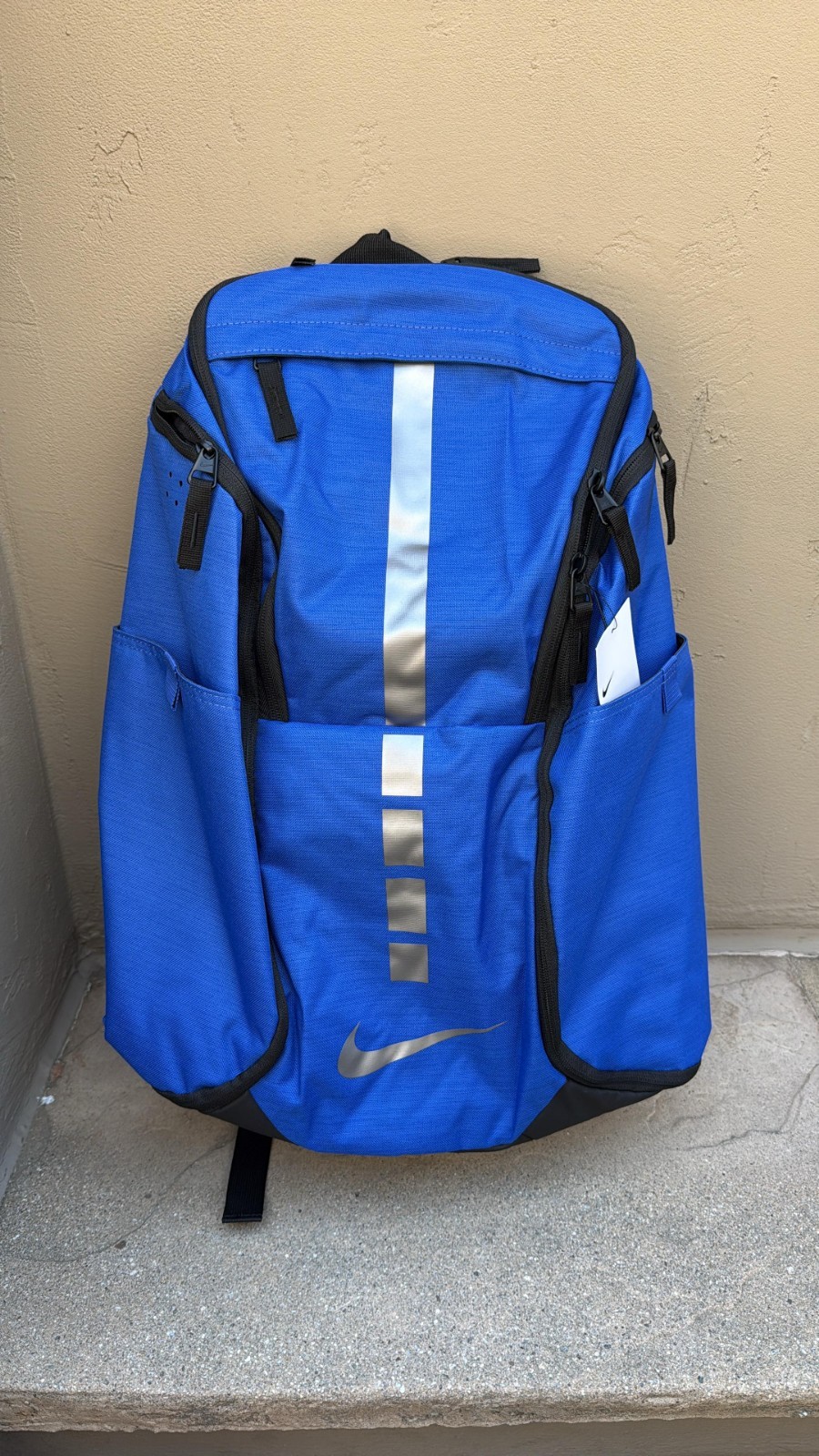 Nike Hoops Elite Pro Backpack Gym Bag BA5554-480 Basketball Game Royal Blue Grey