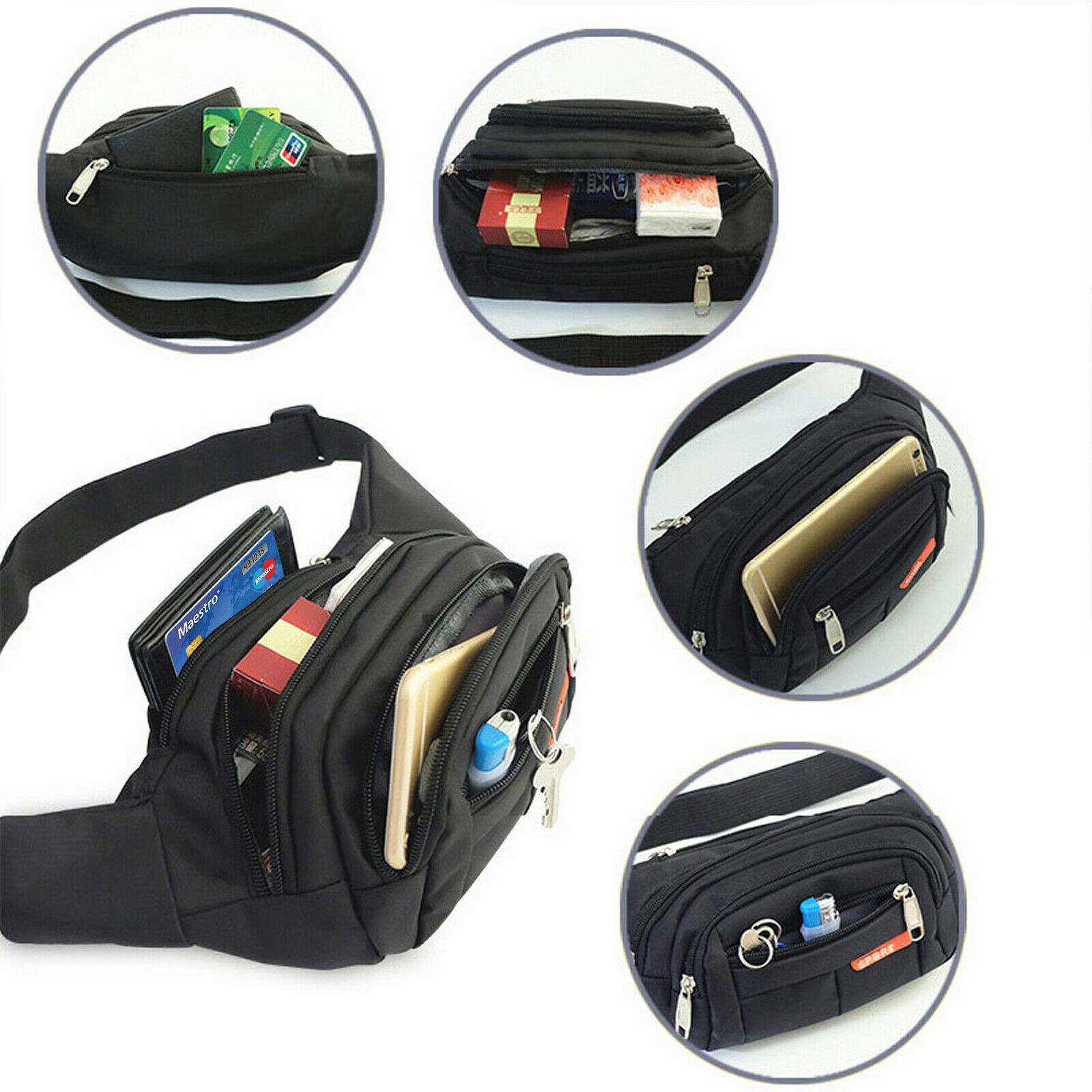 Cycling Belt Waist Bag Fanny Pack Outdoor Pouch Camping Hiking Running Chest New