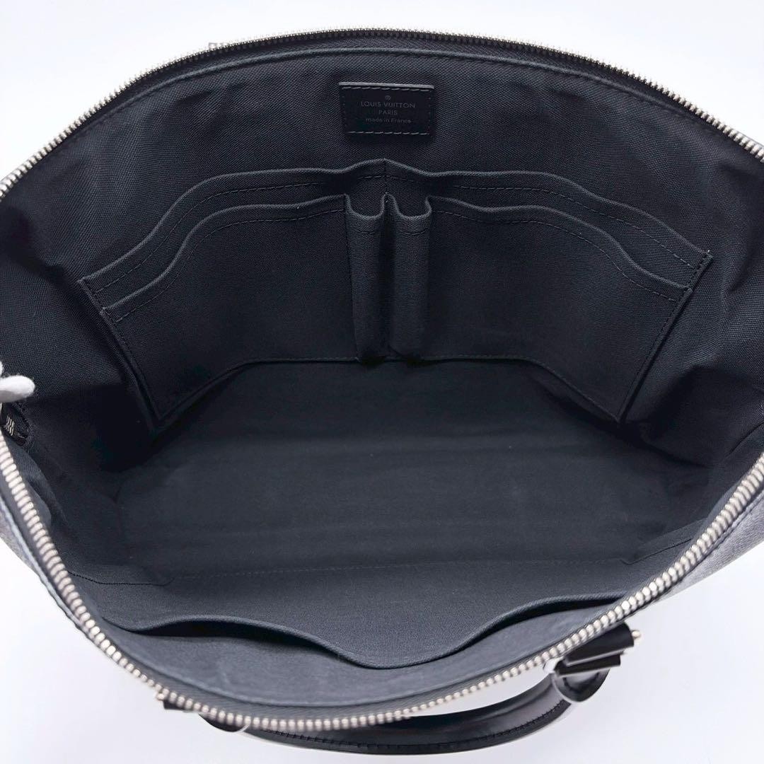 Louis Vuitton Damier Graphite Briefcase Men Black Business Bag Authentic