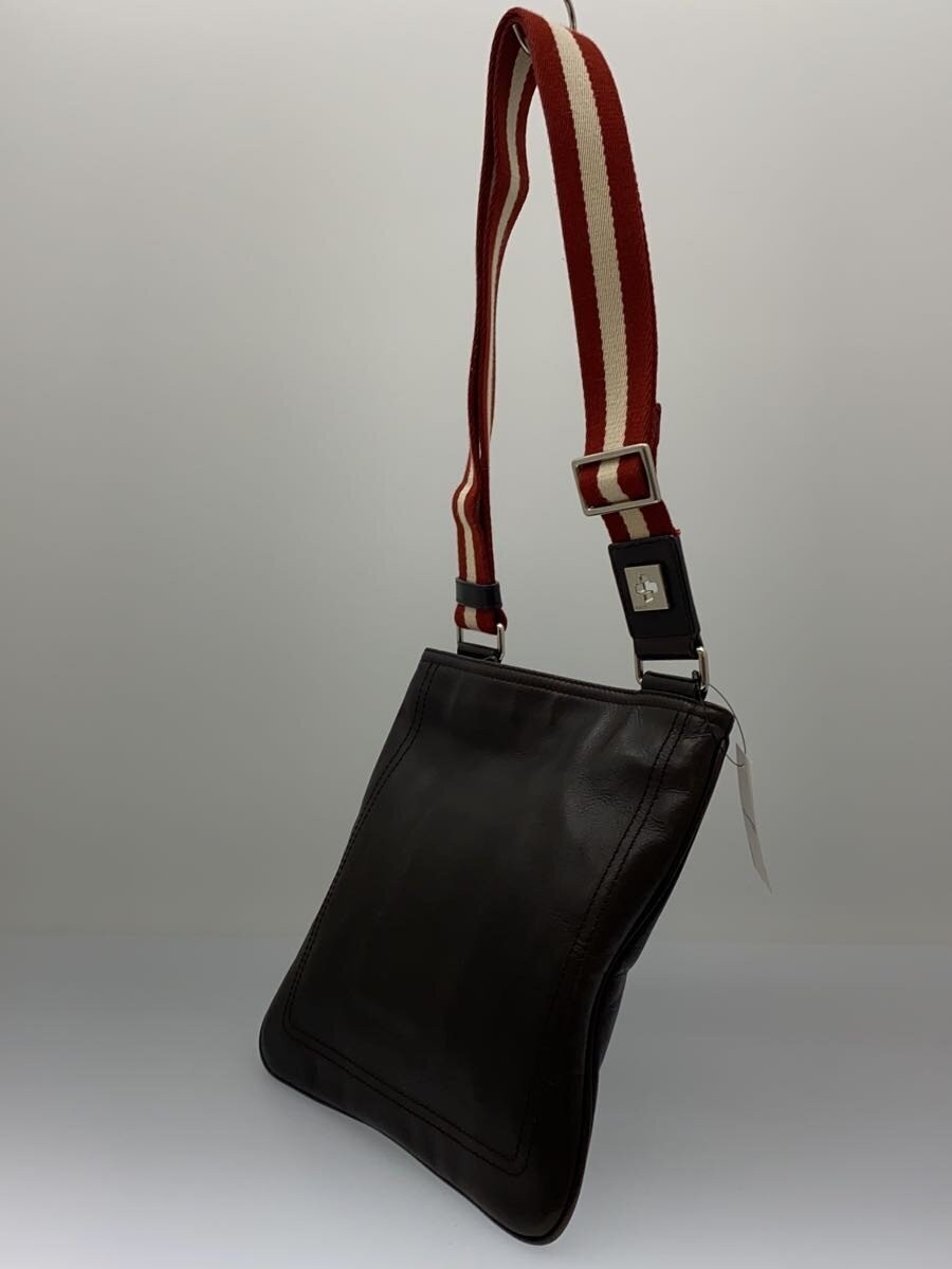 BALLY Shoulder Bag Leather BRW Plain