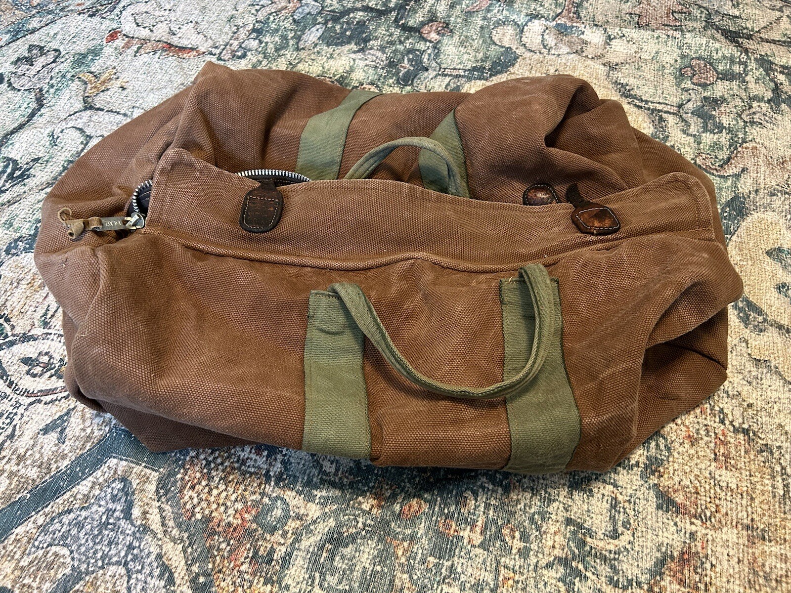 Escape From The Ordinary Heavy Canvas Duffle Bag Norm Thompson Portland OR