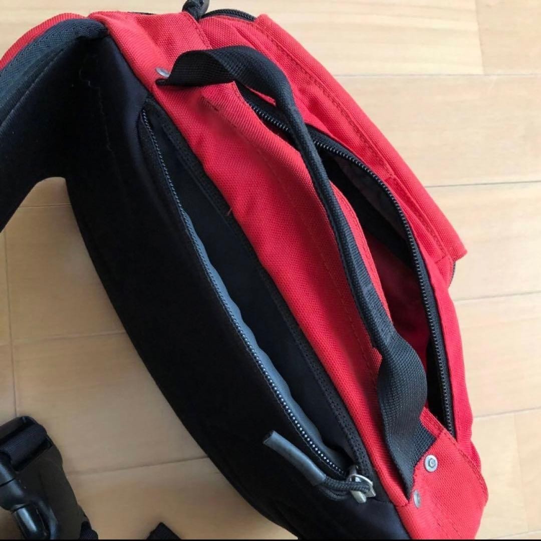 The North Face Steep Tech Waist Bag Red 50cm Used Discontinued model Capacity 5L