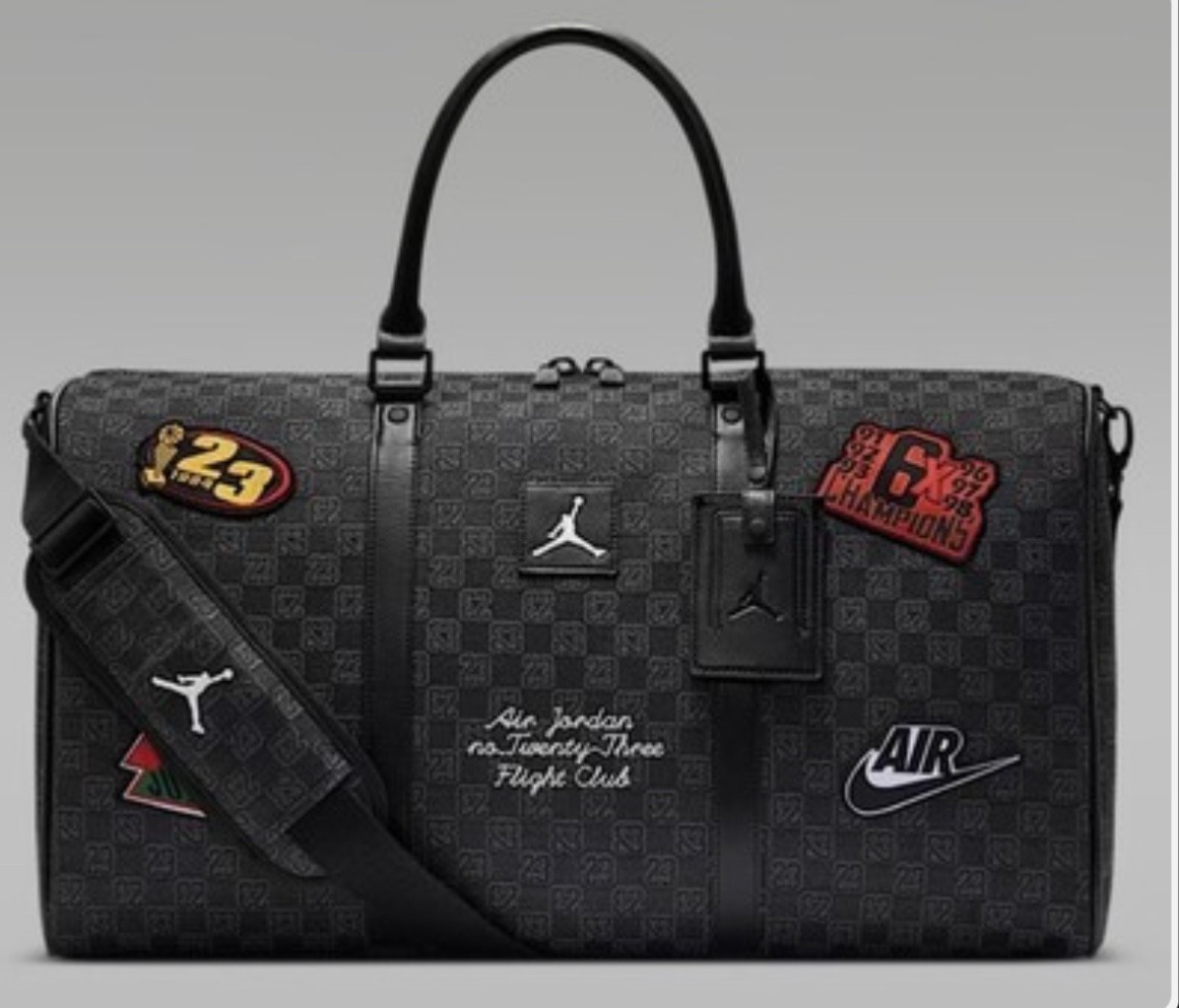 New Jordan Monogram Luxury Duffle Bag Luggage Travel Vacation Champion Nike