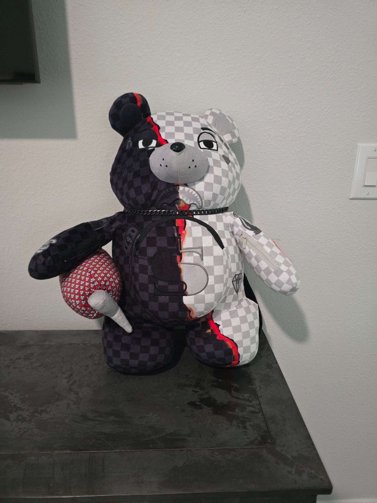 sprayground teddy bear limited edition backpack